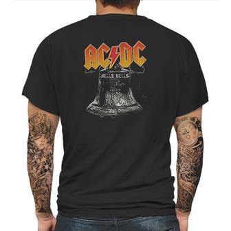 Acdc Hells Bells Rock Album Mens Back Print T-shirt | Favorety