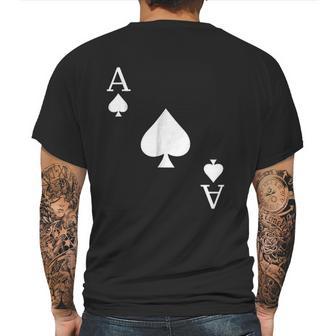 Ace Of Spades Mens Back Print T-shirt | Favorety DE