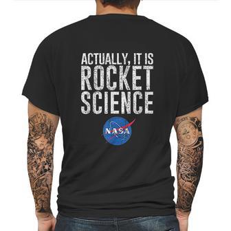 Actually It Is Science Nasa Space Mens Back Print T-shirt | Favorety CA