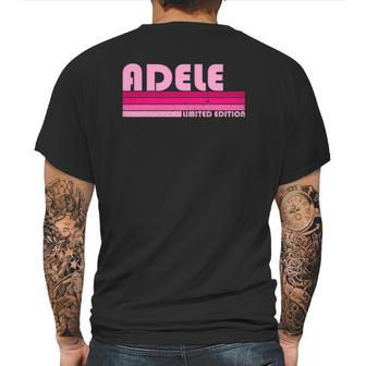 Adele Name Personalized Retro Vintage 80S 90S Style Mens Back Print T-shirt | Favorety