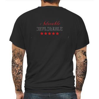 Adorable Deplorable Mens Back Print T-shirt | Favorety AU