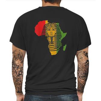 African Gift For Men Egyptian Pharaoh King Tut Dashiki Mens Back Print T-shirt | Favorety UK