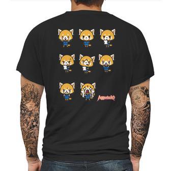 Aggretsuko Current Mood Frontside Mens Back Print T-shirt | Favorety DE