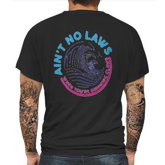 Aint No Laws When Youre Drinking Claws Mens Back Print T-shirt | Favorety AU