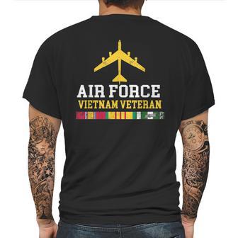 Air Force Vietnam Veteran Vietnam War B52 Mens Back Print T-shirt | Favorety