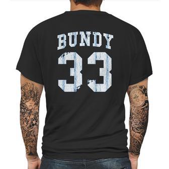 Al Bundy 33 Blue Mens Back Print T-shirt | Favorety