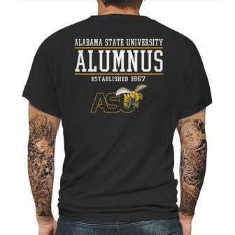 Alabama State University Alumnus Mens Back Print T-shirt | Favorety DE