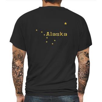 Alaska State Flag Astrology Big Dipper Polaris Mens Back Print T-shirt | Favorety CA