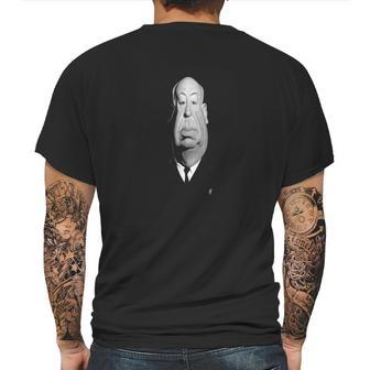 Alfred Hitchcock Mens Back Print T-shirt | Favorety