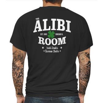 The Alibi Room Est 1963 Chicagoil Irish Drinks Russian Chick Mens Back Print T-shirt | Favorety UK