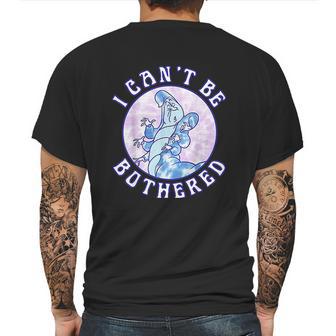 Alice In Wonderland Caterpillar I Cant Be Bothered Mens Back Print T-shirt | Favorety AU