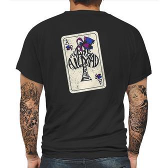 Alice In Wonderland Were All Mad Here Ace Of Spades Mens Back Print T-shirt | Favorety AU