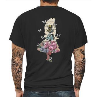 Alice In Wonderland Magical Garden Mens Back Print T-shirt | Favorety