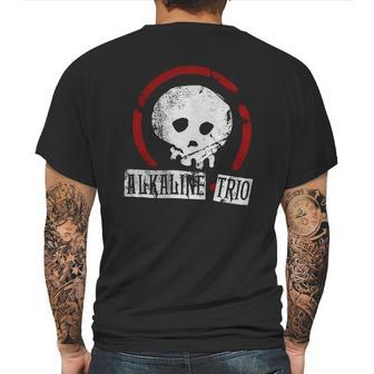 Alkaline Trio Cracked Skull T-Shirt Mens Back Print T-shirt | Favorety