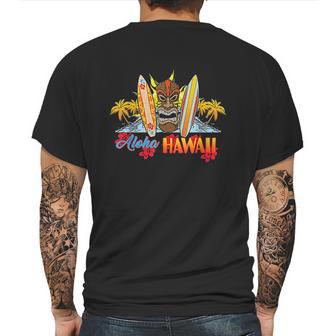 Aloha Hawaii From The Island Feel The Tiki Spirit Mens Back Print T-shirt | Favorety UK