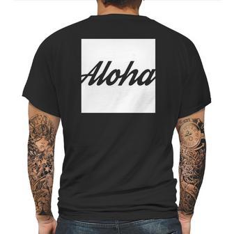 Aloha Tshirt For Men Mens Back Print T-shirt | Favorety