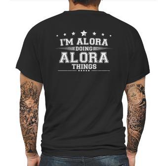 Alora Graphic Design Printed Casual Daily Basic Mens Back Print T-shirt | Favorety UK