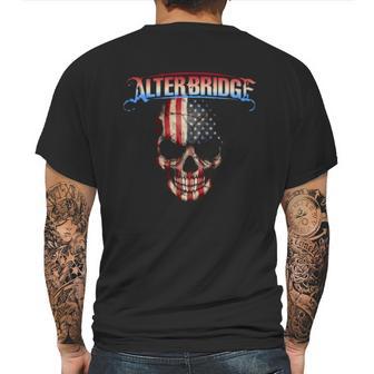 Alter Bridge Skull America T Shirt Mens Back Print T-shirt | Favorety