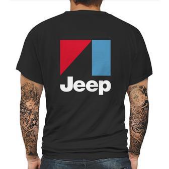 Amc Jeep Logo Mens Back Print T-shirt | Favorety