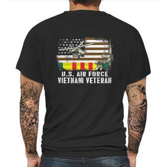 America Flag Us Air Force Vietnam Veteran Usaf Vet Graphic Design Printed Casual Daily Basic Mens Back Print T-shirt | Favorety DE