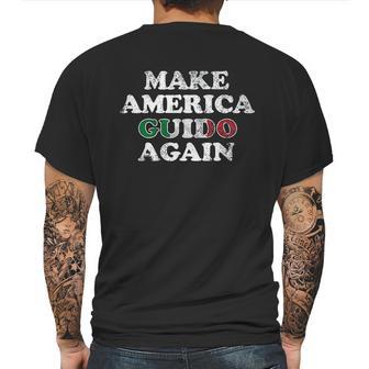 Make America Guido Again Funny Distressed Mens Back Print T-shirt | Favorety AU