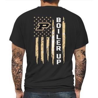 America Purdue Boiler Up Flag Mens Back Print T-shirt | Favorety DE