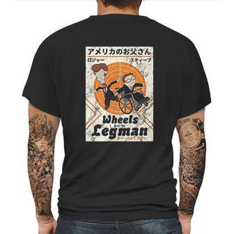 American Dad Wheels And The Legman Mens Back Print T-shirt | Favorety