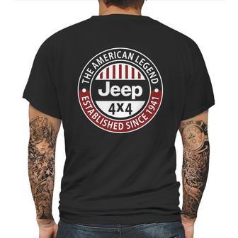 The American Legend Jeep 4X4 Shirt Mens Back Print T-shirt | Favorety AU