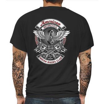 American Motorcycle Indian Bikers Club Motorcycle Biker Mens Back Print T-shirt | Favorety UK