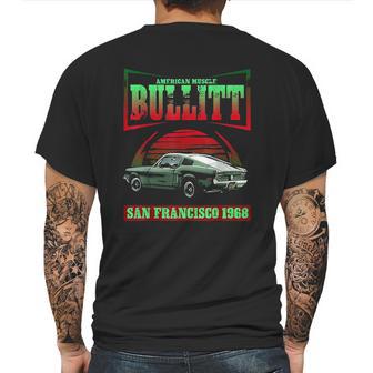 American Muscle Car Bullitt Mens Back Print T-shirt | Favorety