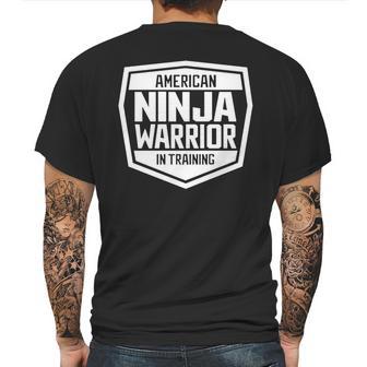 American Ninja Warrior In Training Mens Back Print T-shirt | Favorety