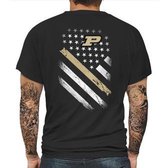 American Purdue Boilermakers Flag Mens Back Print T-shirt | Favorety DE