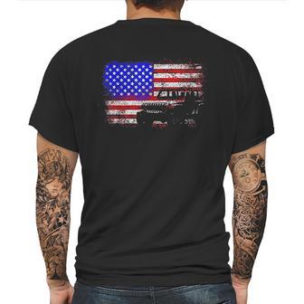 American Us Flag Jeep Mens Back Print T-shirt | Favorety AU