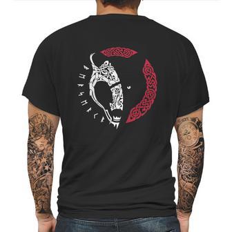 American Viking Berserker Mens Back Print T-shirt | Favorety