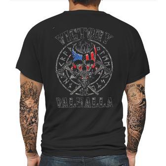 American Viking Victory Or New Trend Mens Back Print T-shirt | Favorety