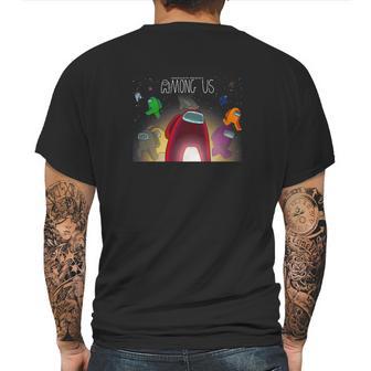 Among Us Camping Mens Back Print T-shirt | Favorety CA