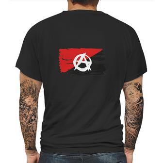 Anarchy Anarchist Flag Mens Back Print T-shirt | Favorety UK