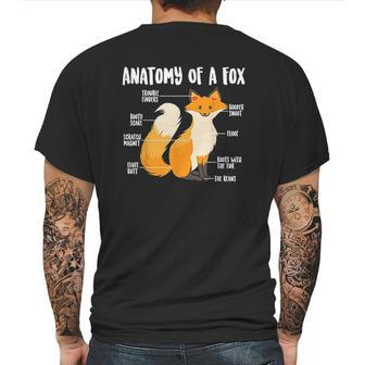 Anatomy Of A Fo Cute Sweet Carnivore Funny Animal Gift Mens Back Print T-shirt | Favorety CA