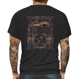 Ancient Egyptian Mythology Kemetic Mens Back Print T-shirt | Favorety UK