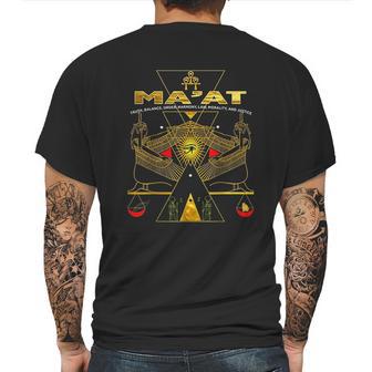 Ancient Egyptian Sacred Mens Back Print T-shirt | Favorety