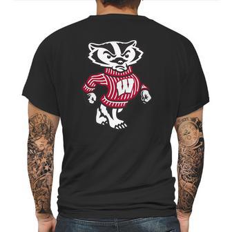 Angry Bucky Badger Mens Back Print T-shirt | Favorety CA