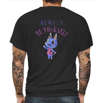 Animal Crossing Always Be Yourself Sparkle Graphic Mens Back Print T-shirt | Favorety UK