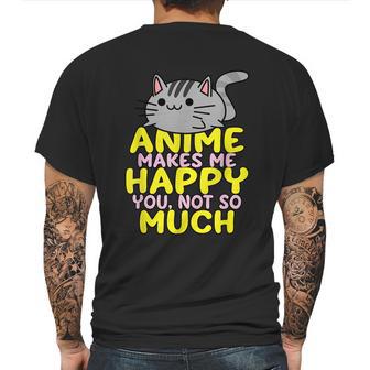 Anime Kawaii Funny Manga Otaku Weeb Senpai Mens Back Print T-shirt | Favorety AU