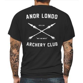 Anor Londo Archery Club Mens Back Print T-shirt | Favorety AU