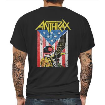 Anthrax Mens Dredd Eagle Mens Back Print T-shirt | Favorety UK