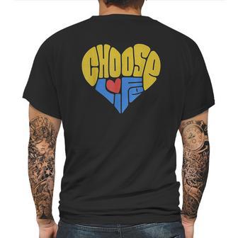 Anti- Bortion Choose Life Heart Mens Back Print T-shirt | Favorety AU