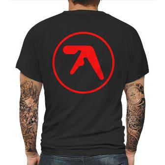 Aphex Twin Logo Red Mens Back Print T-shirt | Favorety CA