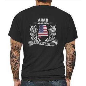 Arab Alabama Its Where My Story Begins Tshirt Mens Back Print T-shirt | Favorety