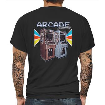 Arcade Cabinet Machine 1970 1980 1990 Video Game Collection Mens Back Print T-shirt | Favorety AU