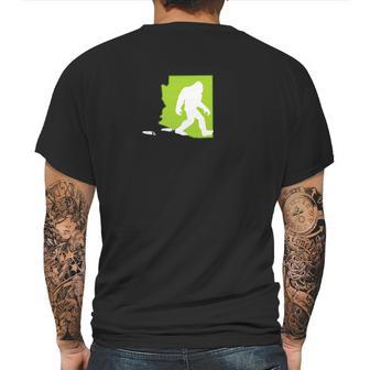 Arizona State Bigfoot Hunter Mens Back Print T-shirt | Favorety AU